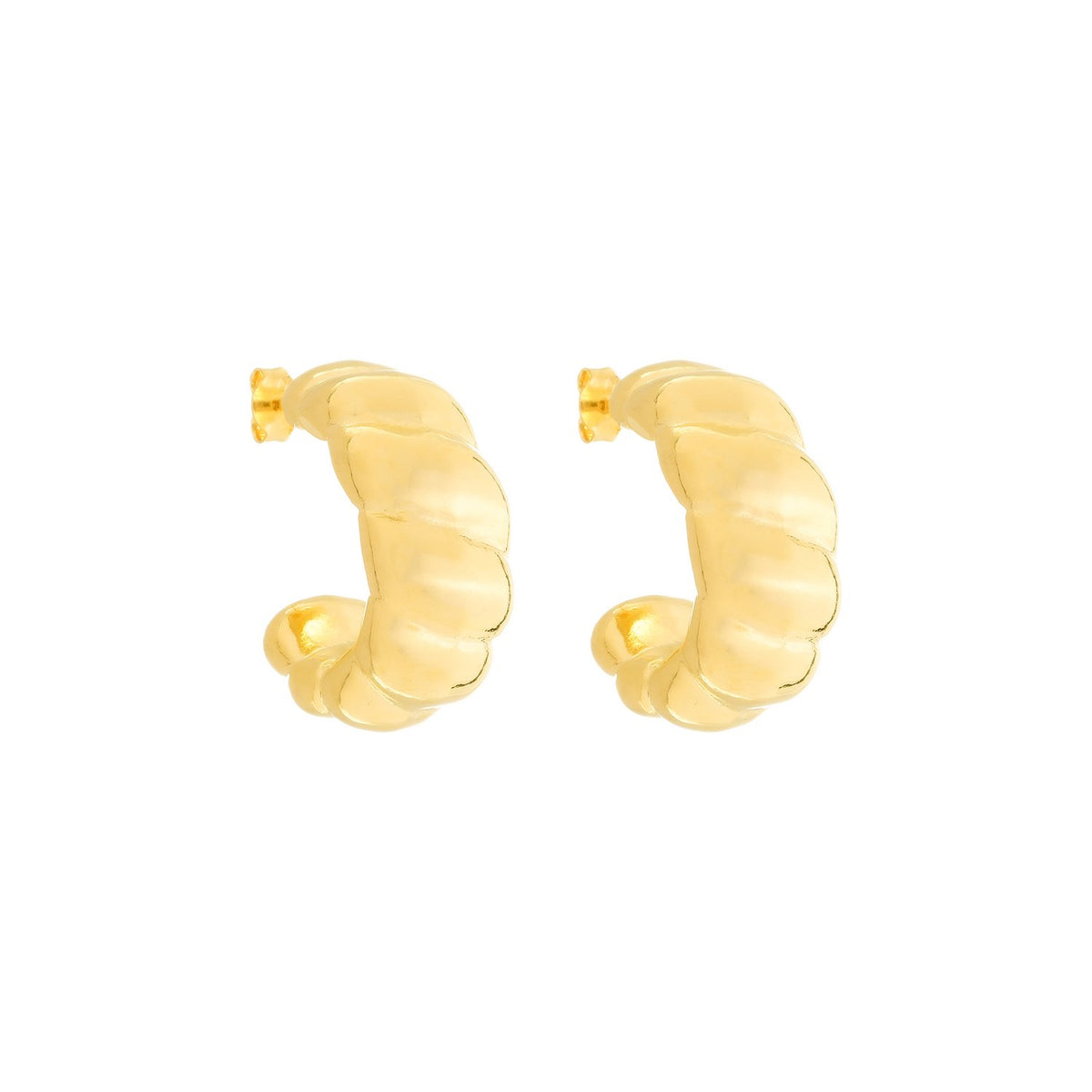 Brinco Croissant Meia Argola