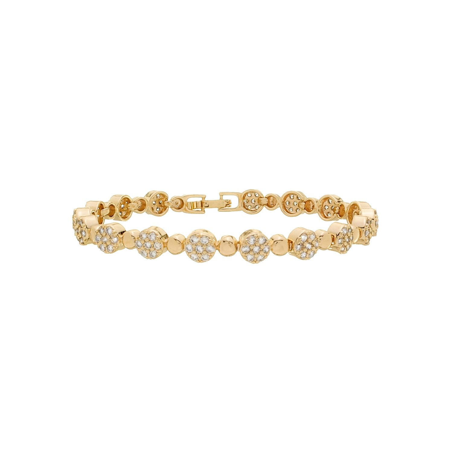 Pulseira Cuff com Zircônias