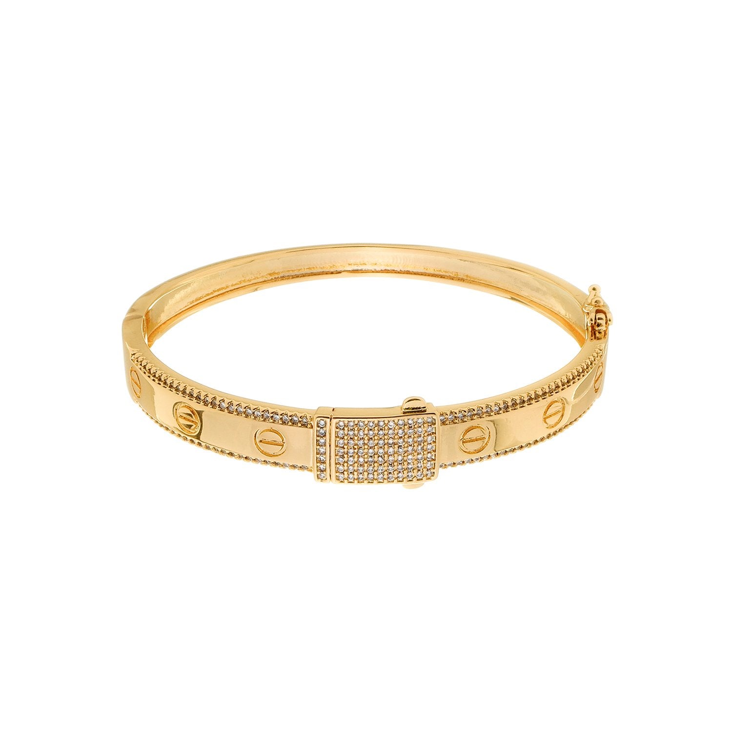 Bracelete Stone Cravejado de Zircônias