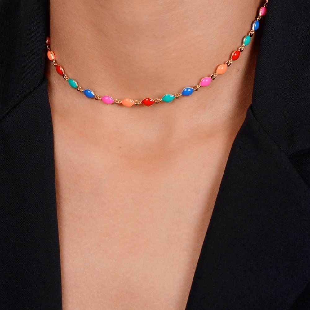 Chocker Rainbow com Extensor