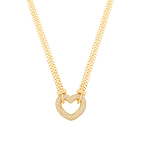 Chocker Coração Vazado