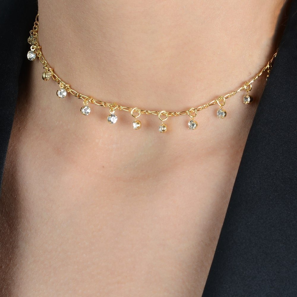 Chocker Pontos de Luz com Extensor