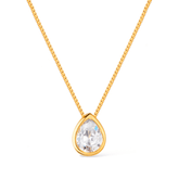 Colar Gota em Zircônia