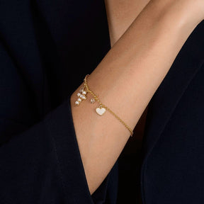 Pulseira Cruz Ponto de Luz